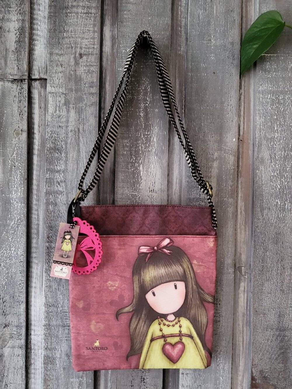 NWT Santoro London Gorjuss Heartfelt Crossbody Bag